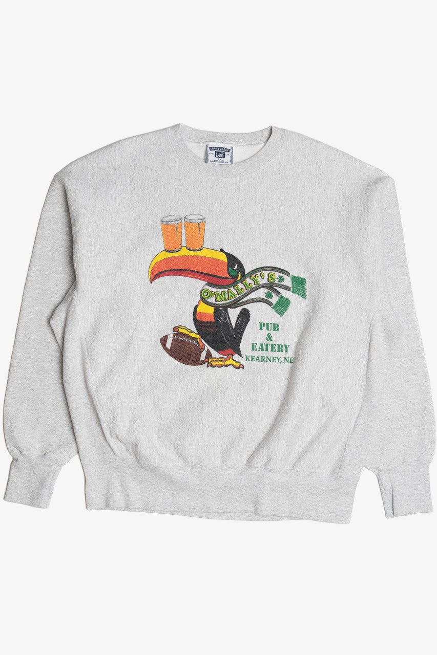 Vintage "O'Mally's Pub & Eatery" Toucan Sweatshirt (1990s)