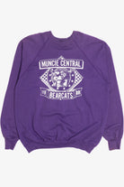 Vintage 1988 "Muncie Central Bearcats" Raglan Sweatshirt (1980s)