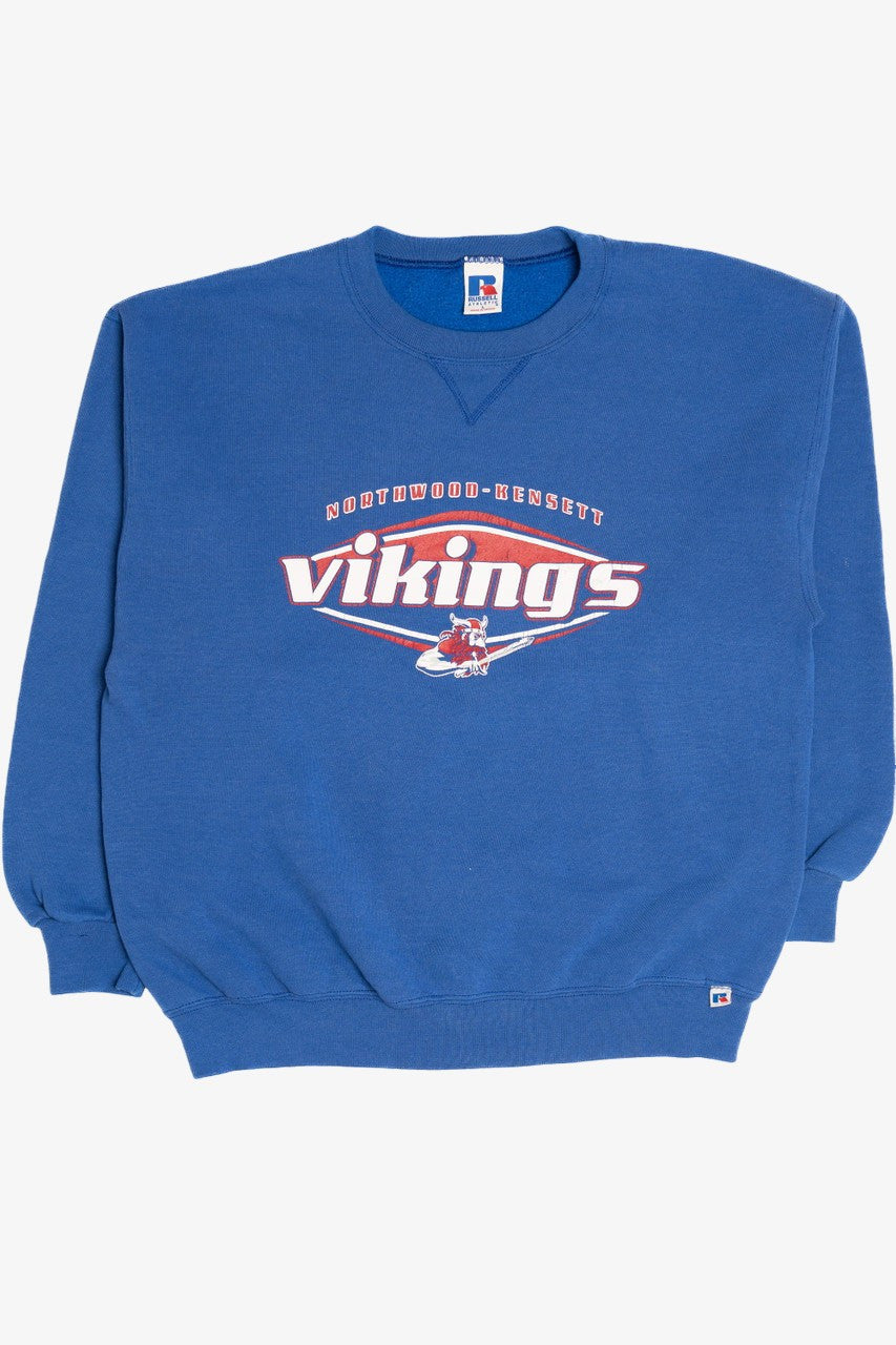 Vintage "Northwood-Kensett Vikings" Russell Athletic Sweatshirt (1990s) 10908