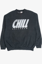 Vintage "Columbus Chill" Hockey "Blood Sweat Fear" Sweatshirt (1990s)