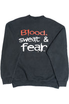 Vintage "Columbus Chill" Hockey "Blood Sweat Fear" Sweatshirt (1990s)
