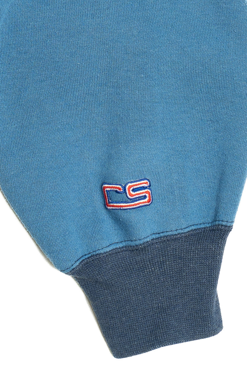 Vintage "NFL Buffalo Bills" Embroidered Color Block Sweatshirt (1990s)