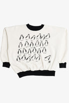 Vintage Penguins WWF World Wildlife Ringer Sweatshirt (1990s)
