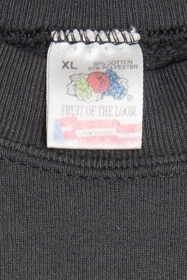 Vintage 1992 "African American Music" Genre Chart Sweatshirt (1990s)