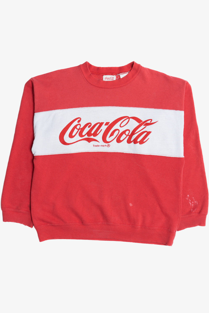 Vintage Coca-Cola Color Block Sweatshirt (1980s) 10949