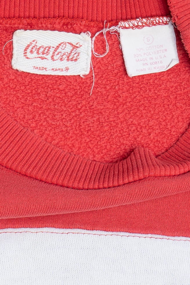 Vintage Coca-Cola Color Block Sweatshirt (1980s) 10949