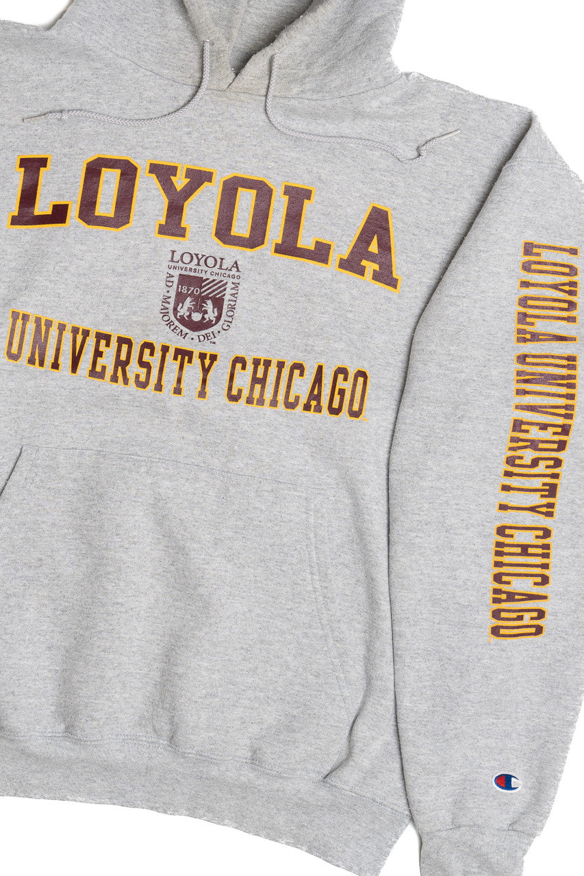 Vintage Loyola University Chicago Champion Hoodie Sweatshirt (1990s)