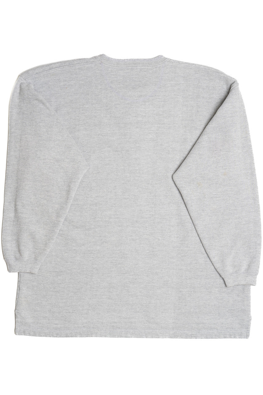 Vintage University of Nebraska Button Henley Sweatshirt (1990s)