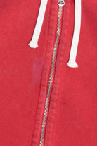 Vintage Distressed Polo By Ralph Lauren Zip-Up Hoodie Sweatshirt (1990s)