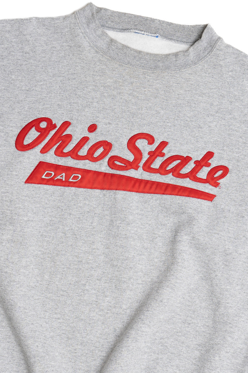 Vintage "Ohio State Dad" Applique Champion Sweatshirt (1990s)