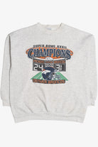 Vintage Super Bowl XXXII Champions Denver Broncos Logo 7 Sweatshirt (1990s)