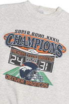 Vintage Super Bowl XXXII Champions Denver Broncos Logo 7 Sweatshirt (1990s)