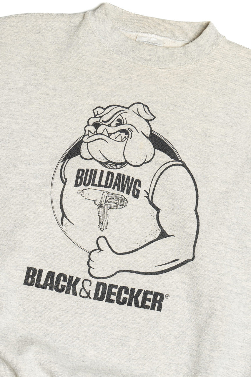 Vintage Black & Decker "Bulldawg" Tultex Sweatshirt (1990s) 109699