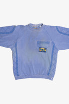 Vintage Distressed Bugle Boy Zipper Pocket Quilted Detail Sweatshirt (1990s)