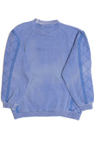 Vintage Distressed Bugle Boy Zipper Pocket Quilted Detail Sweatshirt (1990s)