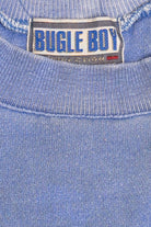 Vintage Distressed Bugle Boy Zipper Pocket Quilted Detail Sweatshirt (1990s)