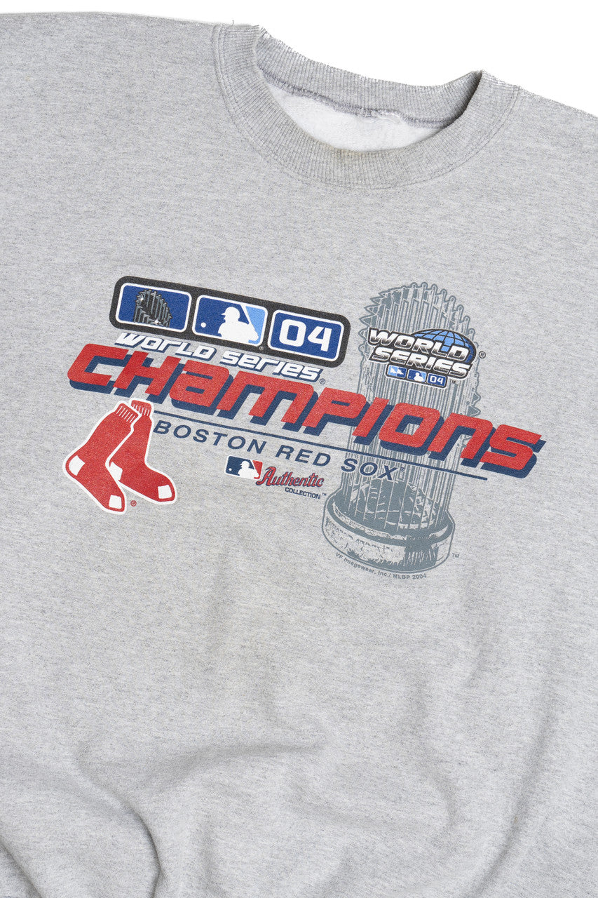 Vintage 2004 Boston Red Sox World Series Champions Sweatshirt (2000s)