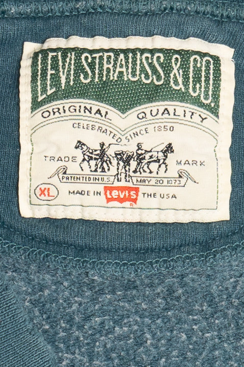 Vintage Heavily Distressed Paint Stained Levi's Sweatshirt