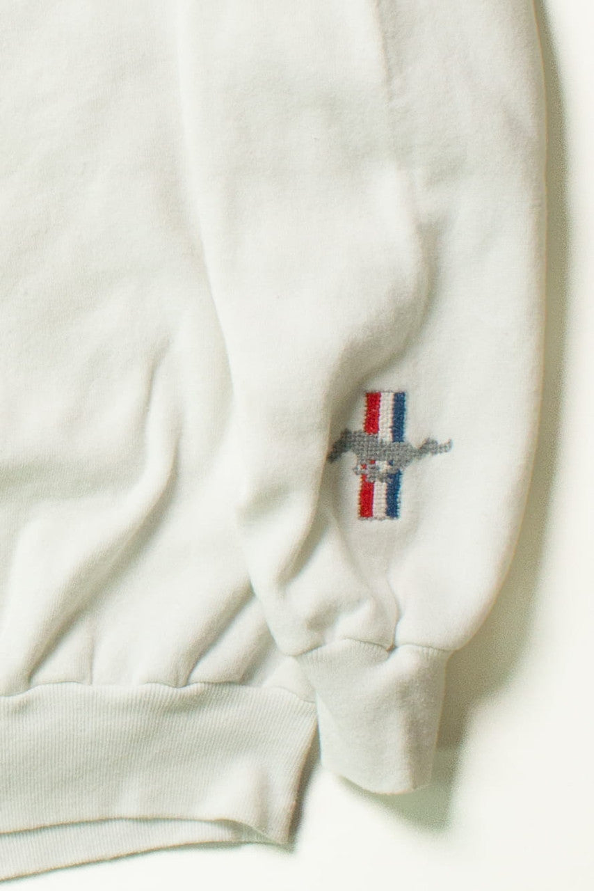 Vintage Embroidered 1965 Ford Mustang Sweatshirt (1990s) 10982