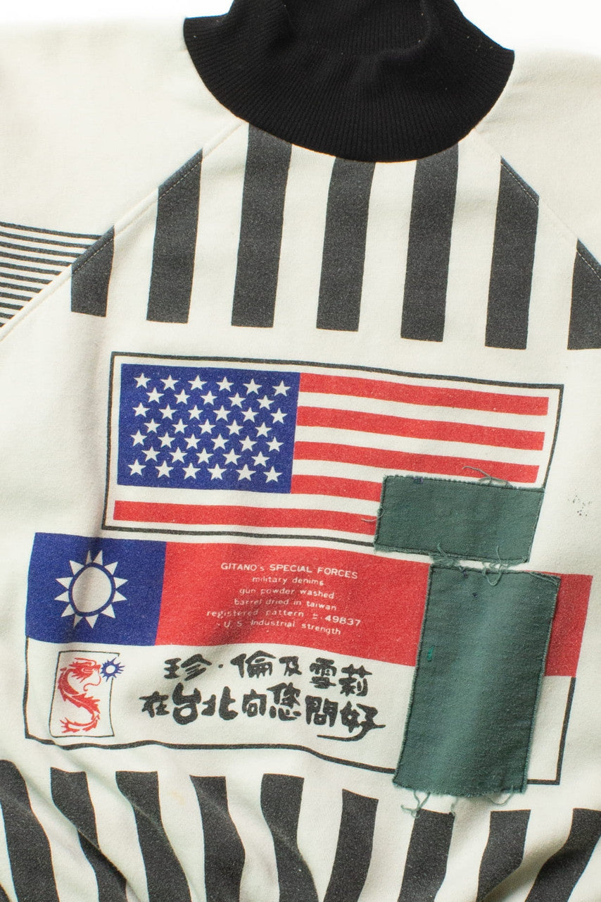 Vintage Gitano's Special Forces Stripe Patch Sweatshirt (1990s)