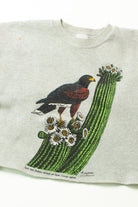 Vintage Harris' Hawk Cropped Sweatshirt (1990s)