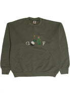 Vintage Golf Embroidered Sweatshirt