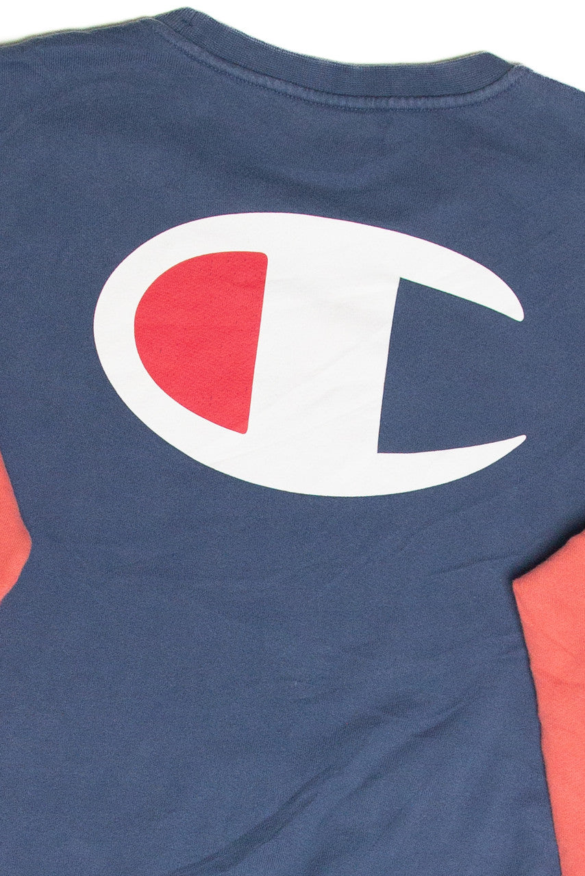 Vintage Champion Color Block Sweatshirt