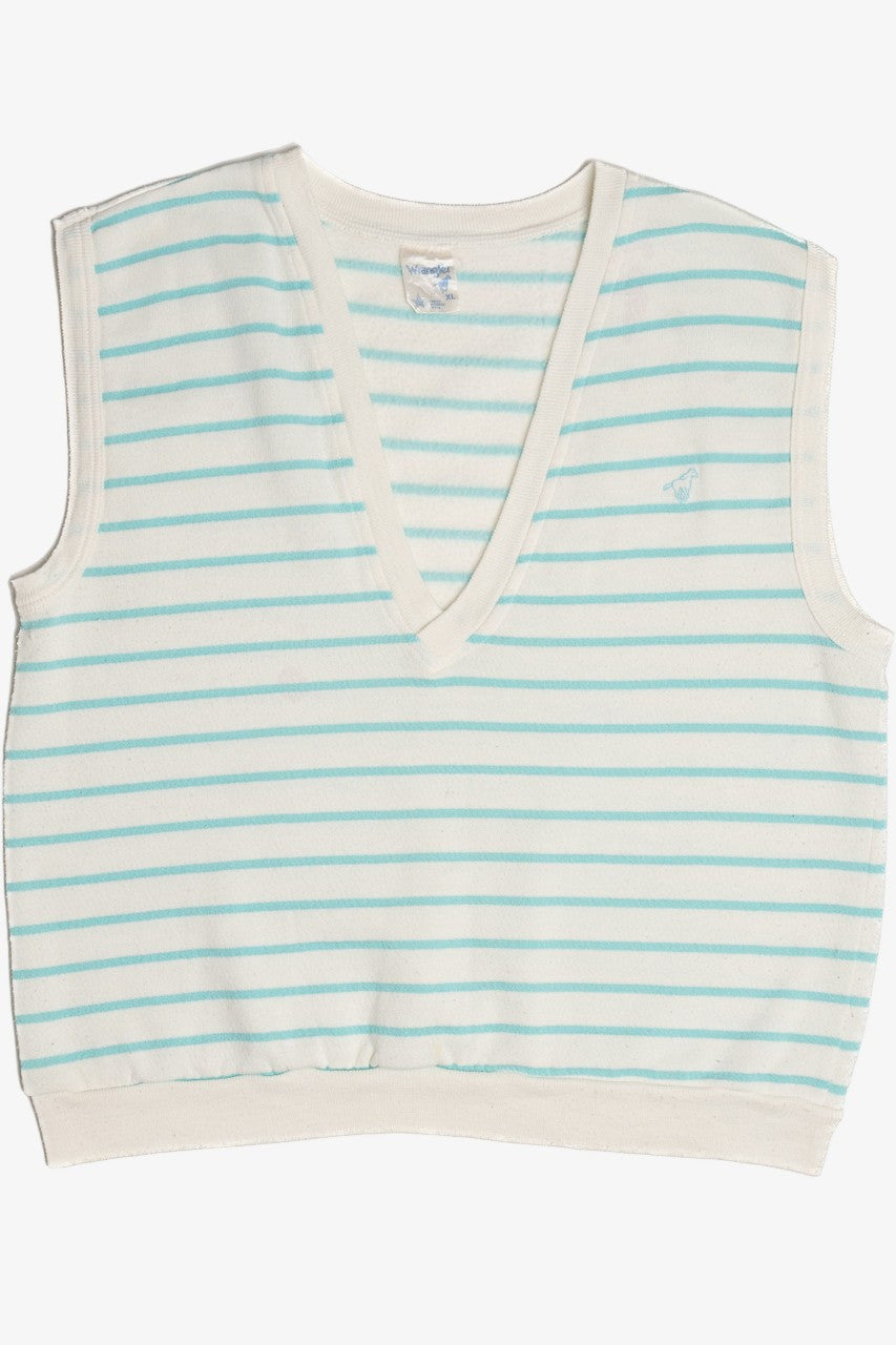 Vintage Wrangler Thin Stripe Sweatshirt Vest