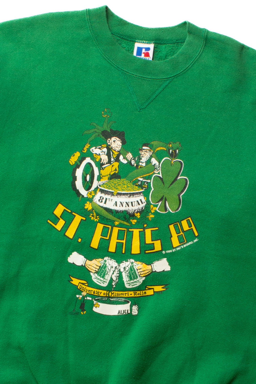 Vintage Rolla St. Pat's Sweatshirt (1989)