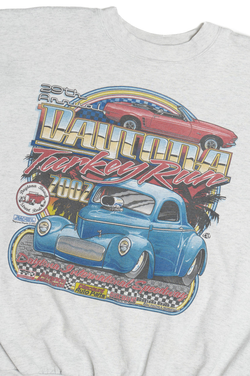 Vintage 2002 "Daytona Turkey Race" Sweatshirt (2000s)