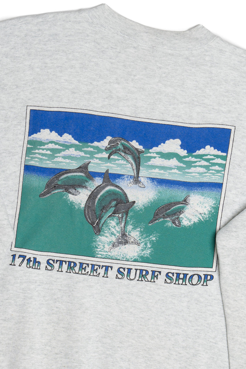 Vintage Dolphins "17th Street Surf Shop" Sweatshirt (1990s)