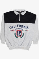 Vintage San Francisco California Quarter Zip Sweatshirt (1990s)
