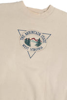 Vintage West Virginia "The Mountain State" Embroidered Sweatshirt
