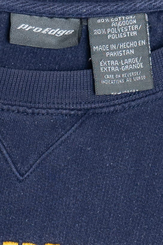 "Michigan Wolverines" "Go Blue" Embroidered Sweatshirt