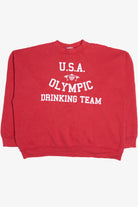 Vintage "U.S.A. Olympic Drinking Team" Sweatshirt