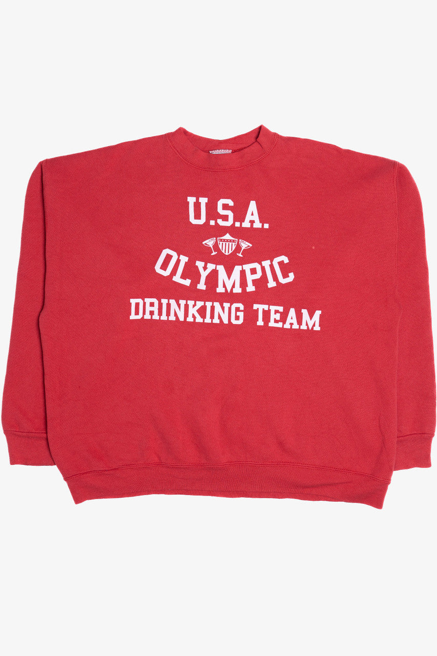 Vintage "U.S.A. Olympic Drinking Team" Sweatshirt