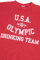 Vintage "U.S.A. Olympic Drinking Team" Sweatshirt
