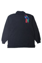 Hand Painted "Sumo On Matisse" Quarter Zip Sweatshirt