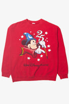 Vintage Walt Disney World 25th Anniversary Magic Mickey Front/Back Sweatshirt 11096