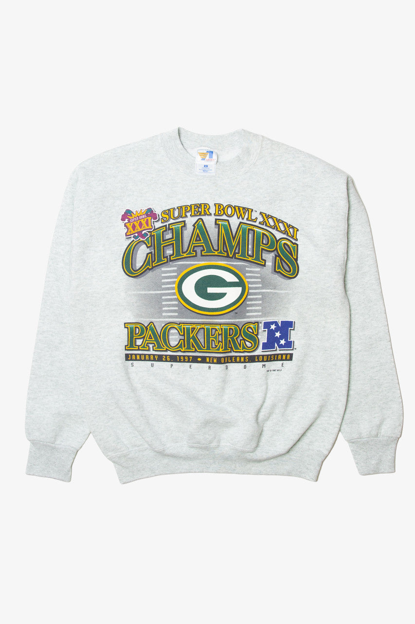 Vintage Artex Green Bay Packers  "Super Bowl XXXI Champs" Sweatshirt (1990s)