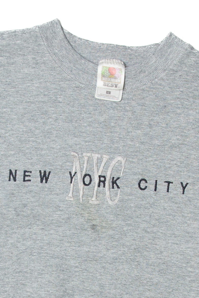 Vintage  Fruit of the Loom "NYC new York City"  Sweatshirt