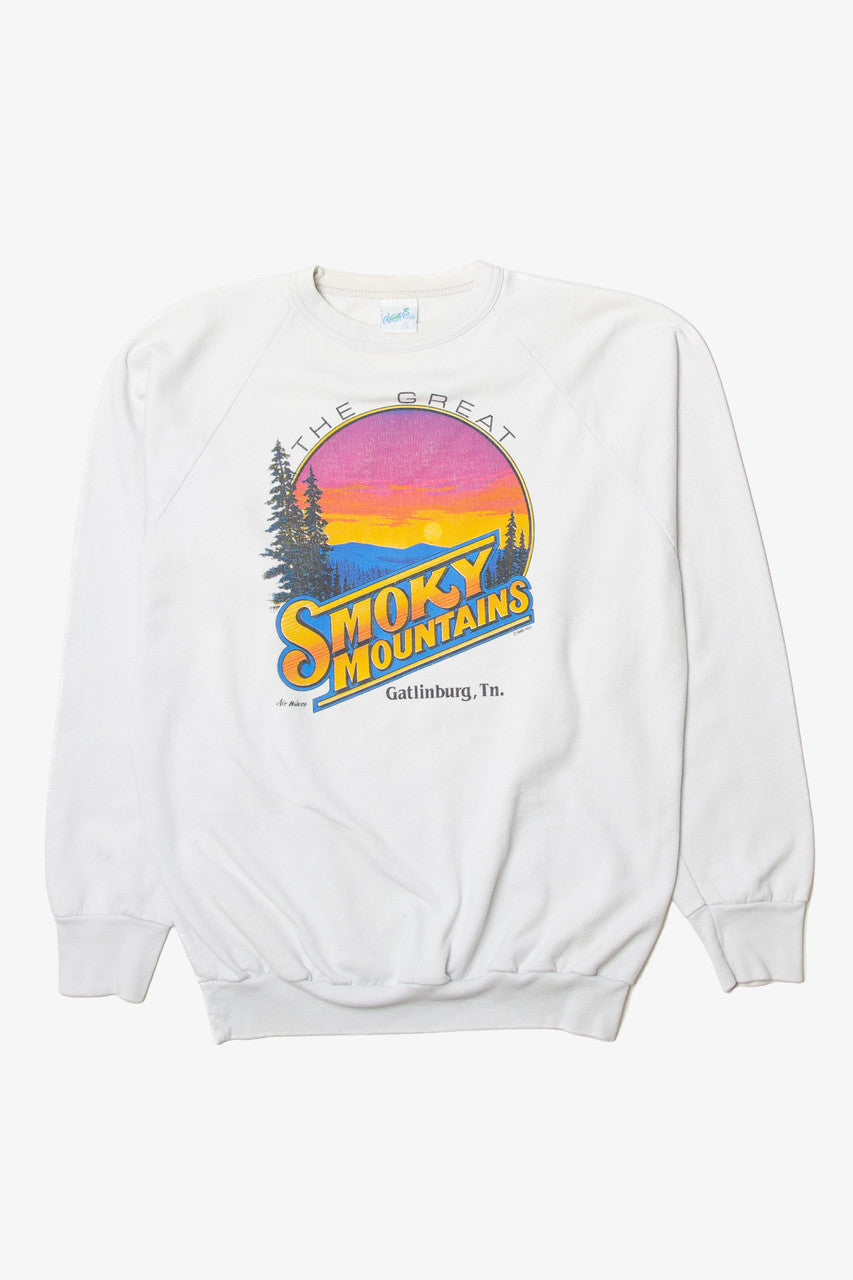 Vintage Alore "The Great Smoky Mountains" Gatlinburg, Tn. Sweatshirt (1980s)