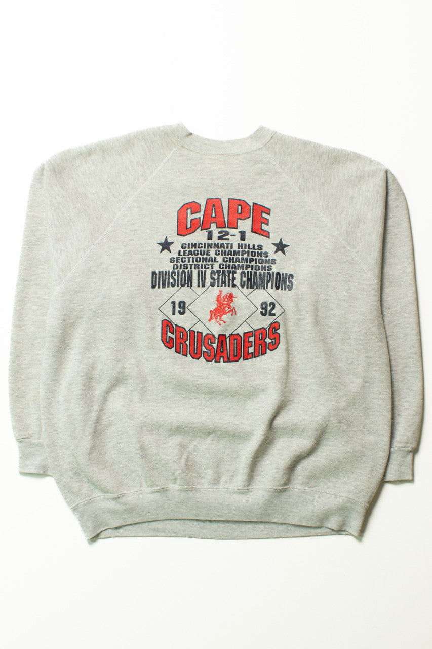 Vintage Cape Crusaders State Champs Sweatshirt (1992)