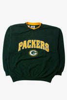 Vintage Green Bay Packers Waffle Knit Sweatshirt (1990s)