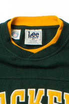Vintage Green Bay Packers Waffle Knit Sweatshirt (1990s)