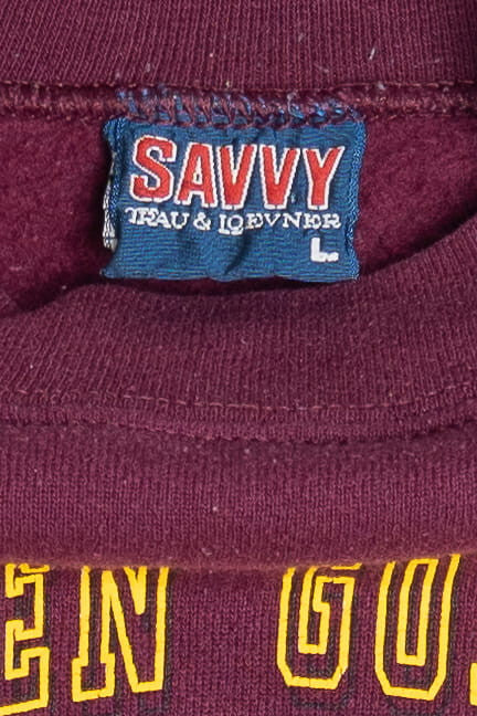 Vintage "Golden Gophers" University Of Minnesota Savvy Sportswear Sweatshirt (1990s)