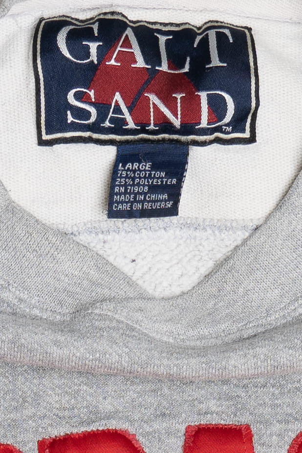Vintage "Nebraska" Huskers Tackle Twill Lettering Sweatshirt (1990s)