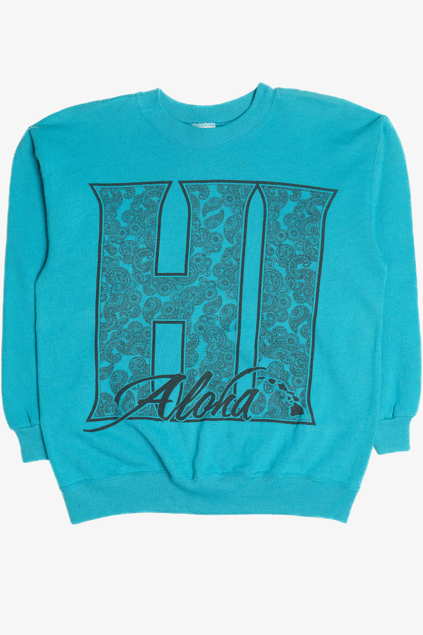 Vintage "HI Aloha" Hawaii Paisley Detail Sweatshirt (1990s) 111444