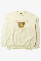 Vintage Embroidered Michigan Wolverine State Sweatshirt (1990s)