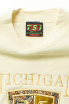 Vintage Embroidered Michigan Wolverine State Sweatshirt (1990s)